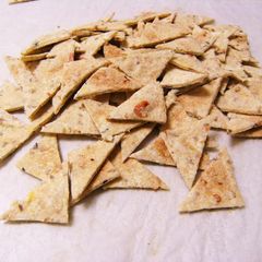 A picture of Easy Crunchy Okara Crackers.