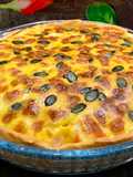 Hokkaido-tök torta (quiche)