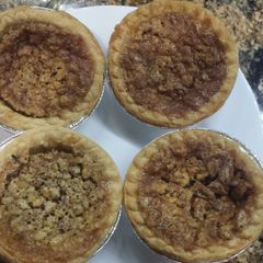 A picture of Mini Pecan Pies.