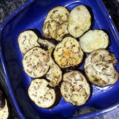 A picture of Chicken and Aubegine Bake.