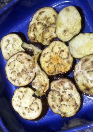 A picture of Chicken and Aubegine Bake.