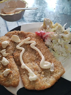 Una foto de Filete de pescado empanizado con Panko