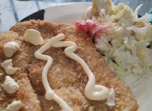 Una foto de Filete de pescado empanizado con Panko