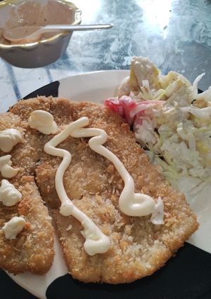 Una foto de Filete de pescado empanizado con Panko