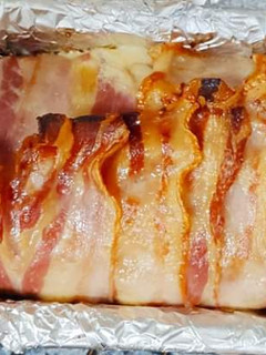 Una foto de Brazo relleno de patata huevo y queso