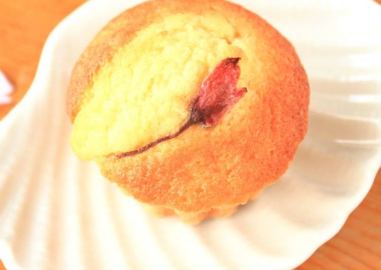 Easy Cherry Blossom Madeleines