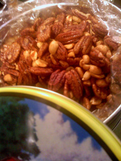 A picture of Sunshine's spiced nuts.