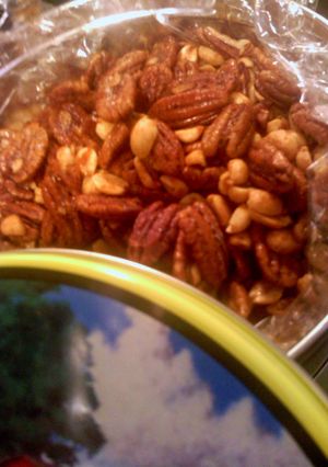 A picture of Sunshine's spiced nuts.