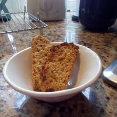 A picture of Whole-wheat coconut and almond biscotti.