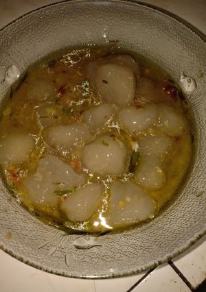 Foto resep Cilok aci kuah pedess simple