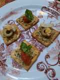 Pastita de arvejas para untar con semillas