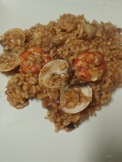 Una foto de Arroz con marisco 2