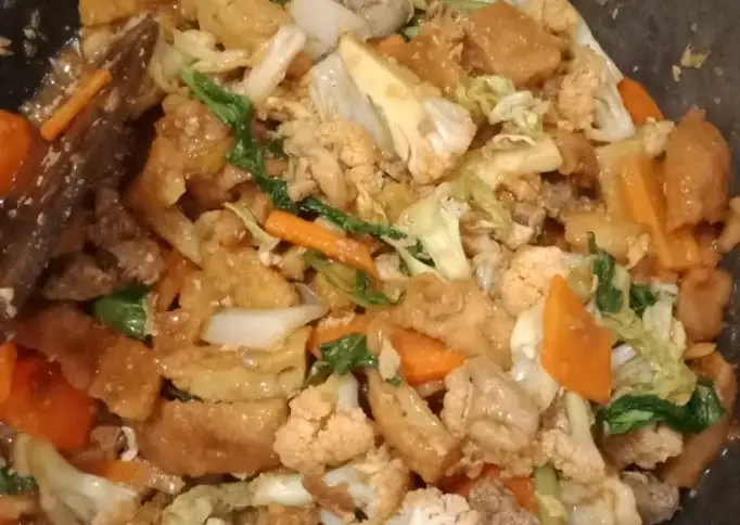 Bagaimana Menyiapkan Cap cay goreng jawa, Enak Banget