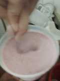 Batido de fresa con coco al estilo цосмонаута