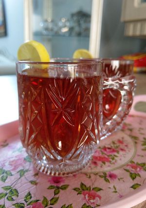 عکسی از دستور دمنوش گل گاو زبان