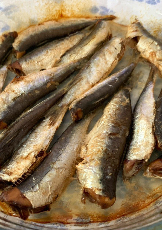 Una foto de Boquerones al horno con limón