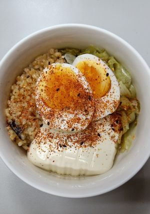 豆腐炊飯便當 的食譜成品照片