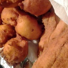 A picture of hushpuppies.