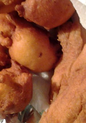 A picture of hushpuppies.