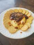 Brad's baked brie w/ caramelized onion chutney