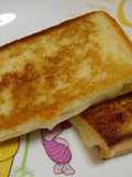 Ham & Cheese Sandwich Made in a Frying Pan - Easy for Breakfast or Lunch