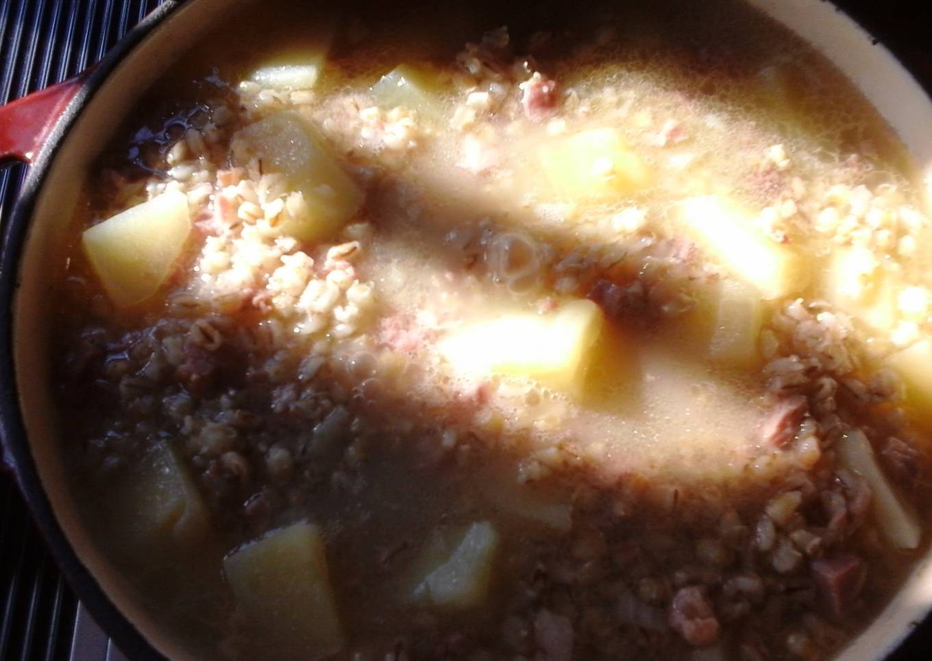 Barley and Potato Soup