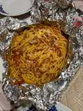 Spaghetti al cartoccio al sugo di tonno