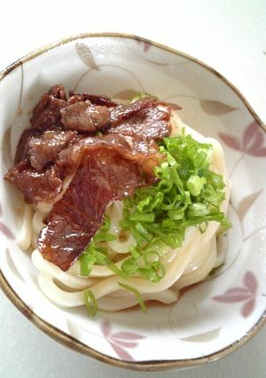 A picture of Chilled Beef Udon.