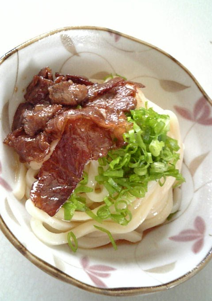 A picture of Chilled Beef Udon.