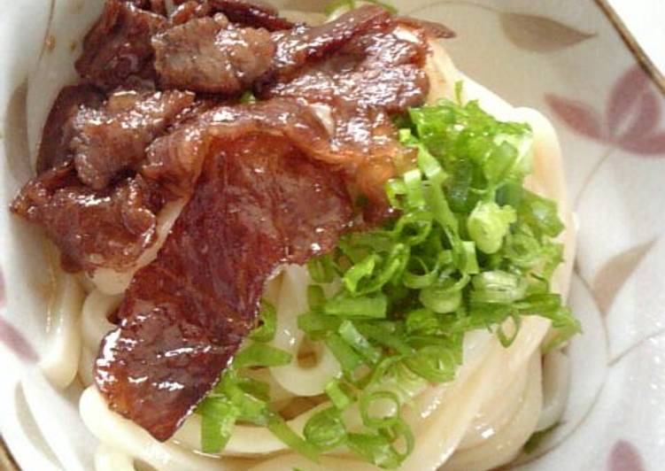 Easiest Way to Chilled Beef Udon