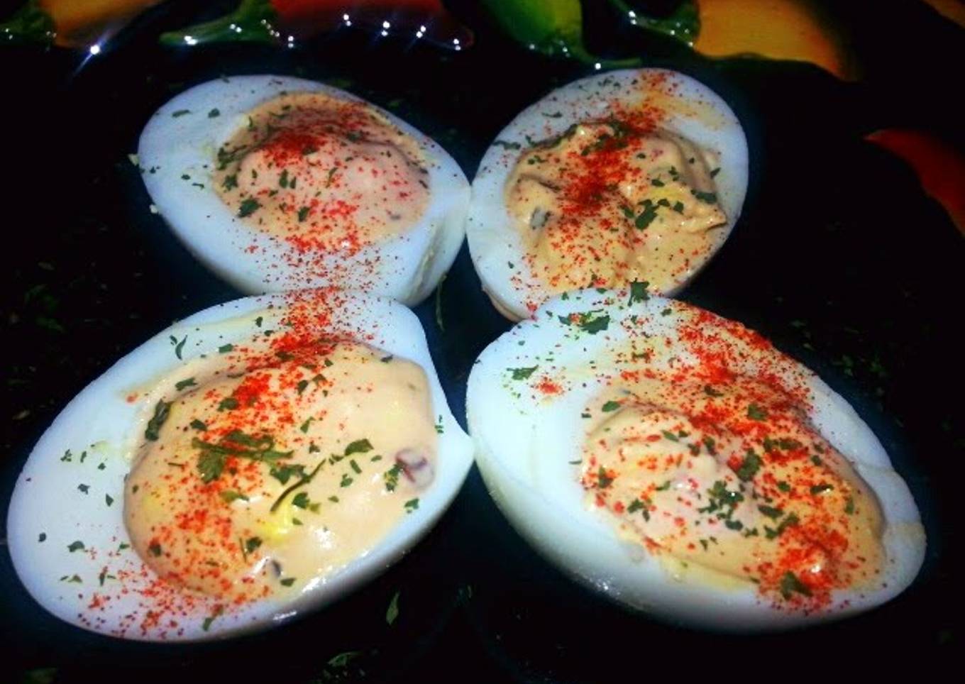 Chipotle` Deviled Eggs