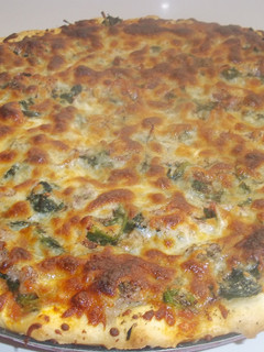 Foto principal de Pizza de espinacas y beicon
