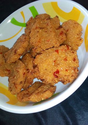 A picture of Garri Fritters(Garin Rogo).