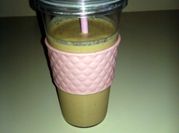 A picture of strawberry smoothie