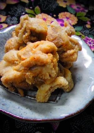 A picture of Salty Fried Chicken with Fragrant Sansho (Szechuan Pepper).