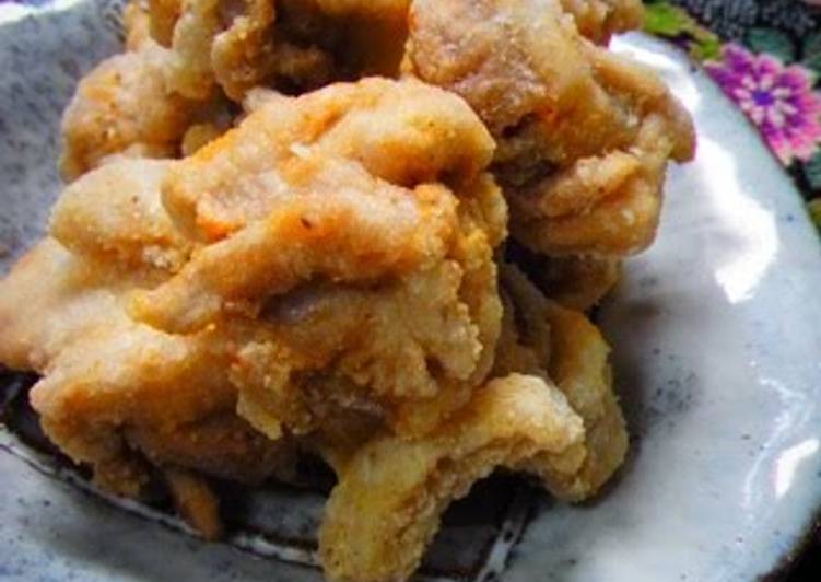 Recipe of Ultimate Salty Fried Chicken with Fragrant Sansho (Szechuan Pepper)