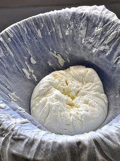 A picture of Home made cheese.