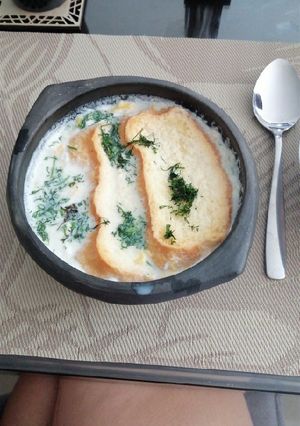 Una foto de Changua de huevo🥚