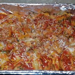 A picture of Baked shells.
