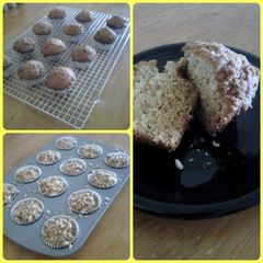 A picture of Banana Streusel Muffins.