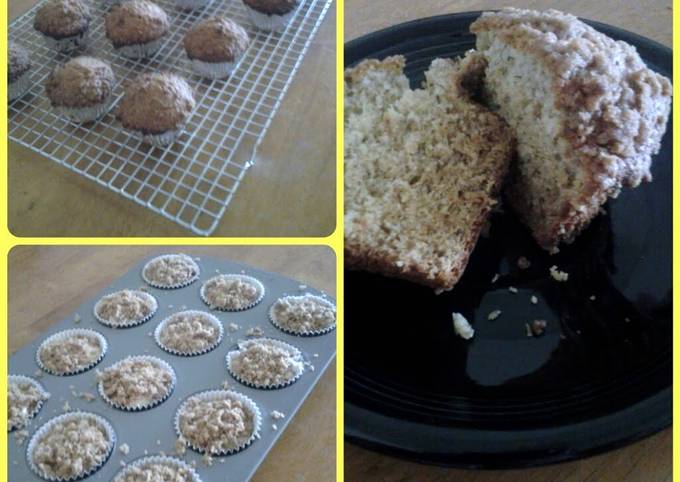 Steps to Prepare Homemade Banana Streusel Muffins