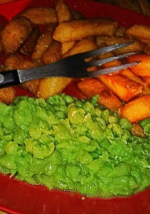 A picture of Tex's Mushy Peas 🇬🇧🍲.