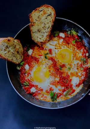 A picture of Shakshuka.