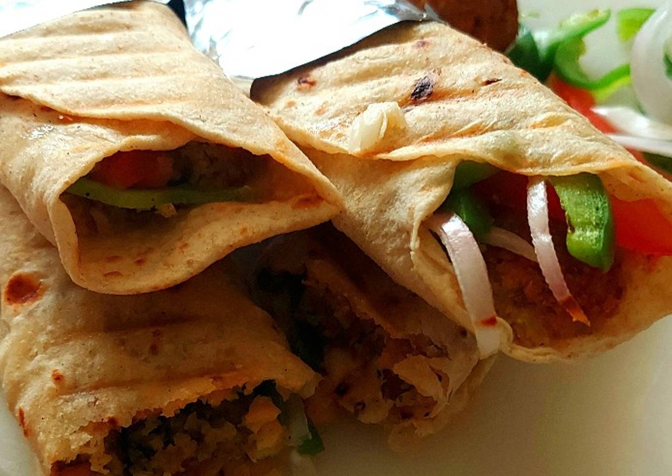 Grilled Falafel Wraps