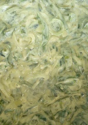 Una foto de Rajas c/crema a la Mario, s