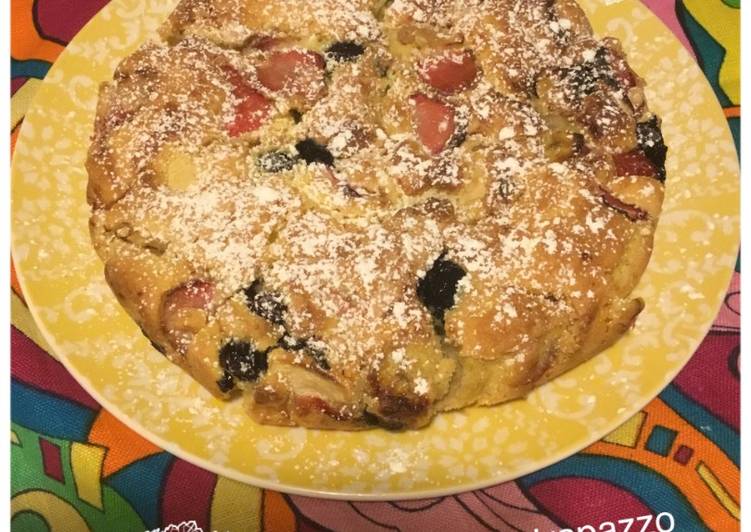 Torta mille frutti e panna veg