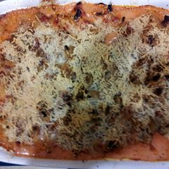 A picture of mac cheese tuna supreme siciliano.