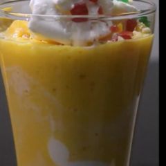 A picture of Mango smoothy.