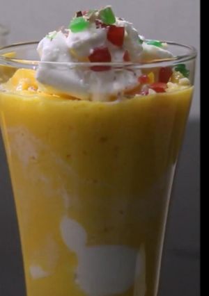 A picture of Mango smoothy.