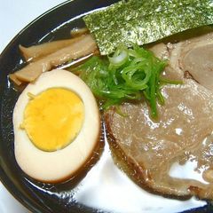 A picture of You Can Make This At Home! Ramen Noodles with Soy Sauce Flavored Soup.